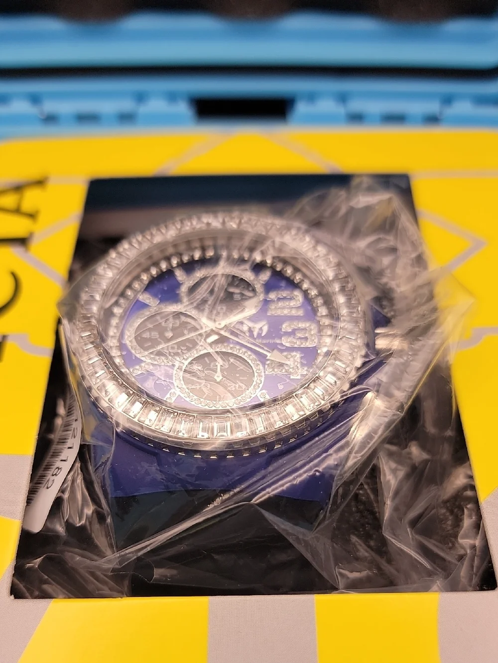 NEW ⌚️ TechnoMarine Cruise JellyFish Men's Chronograph Watch 45mm Blue TM-121182
